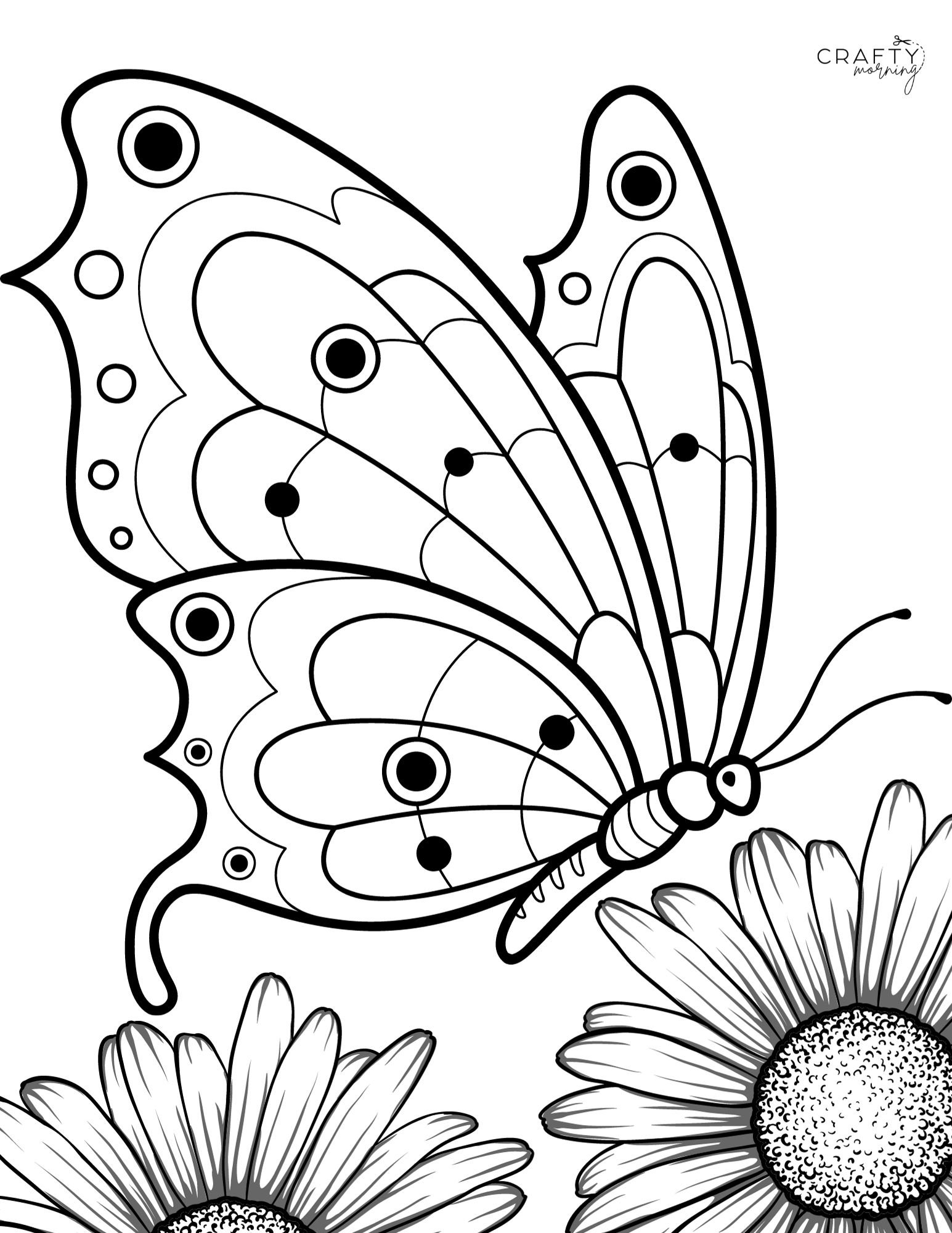 Free Butterfly Coloring Pages To Print Crafty Morning Free Butterfly Coloring Pages To Print Crafty Morning