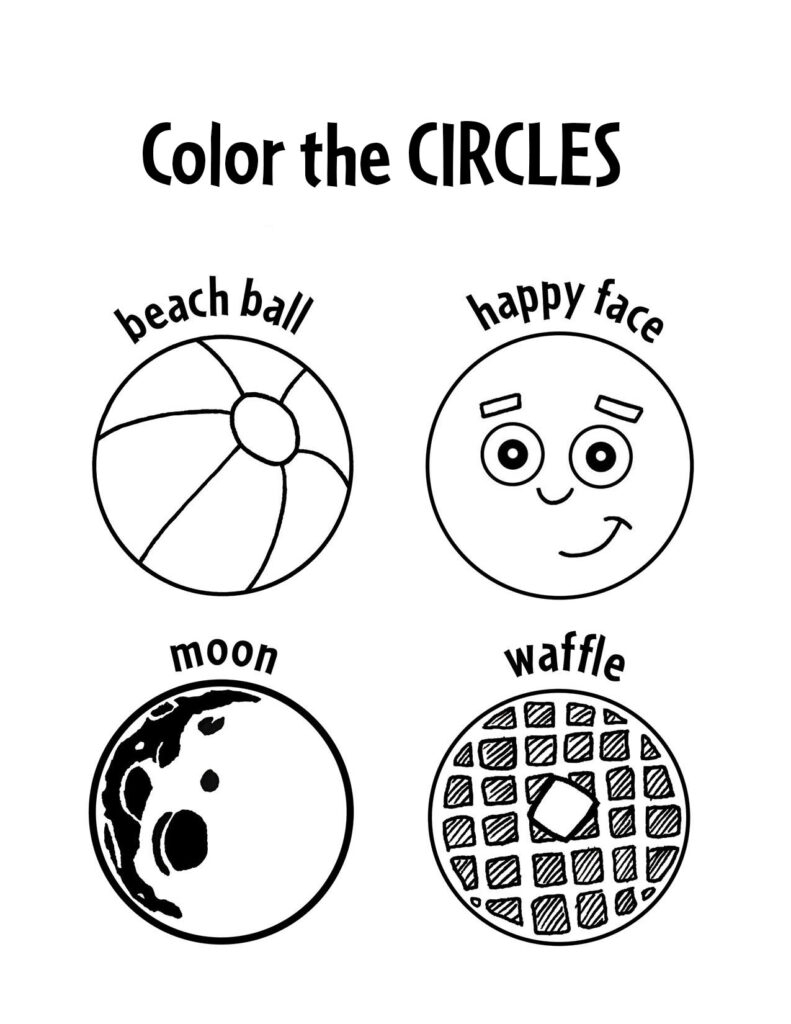 circle worksheets for preschoolers