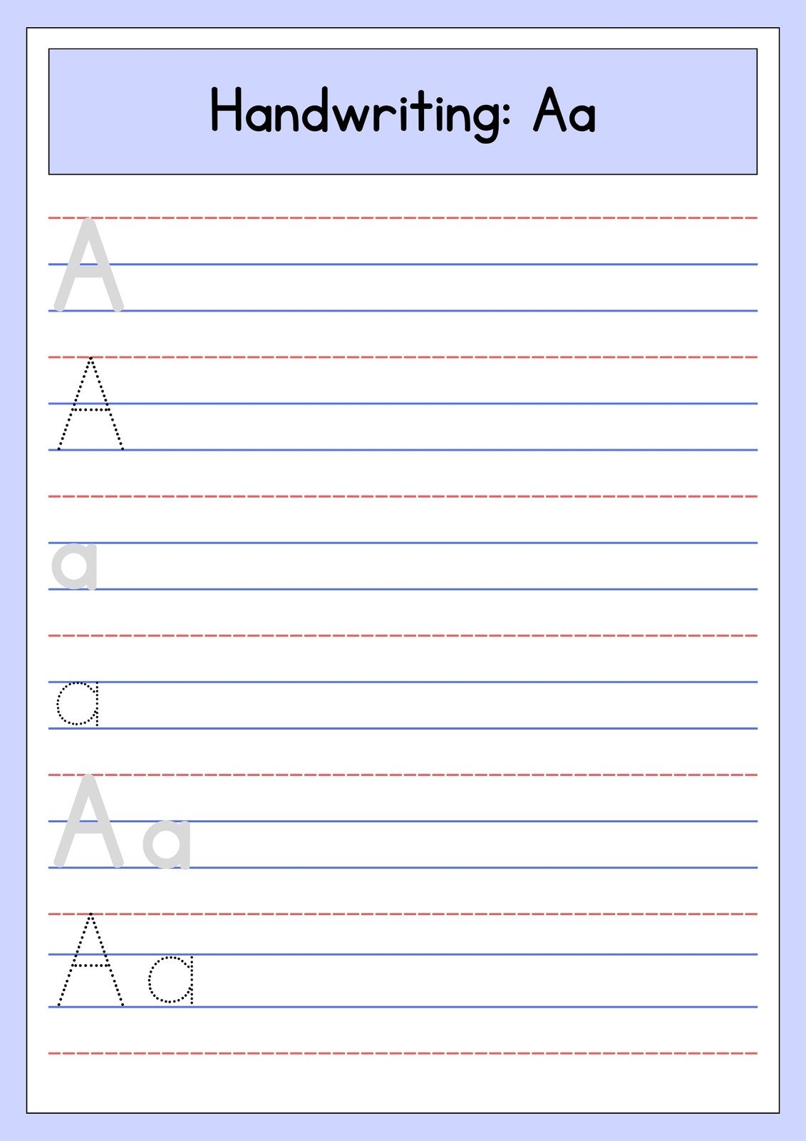 handwriting practice sheets kindergarten handwriting practice sheets kindergarten