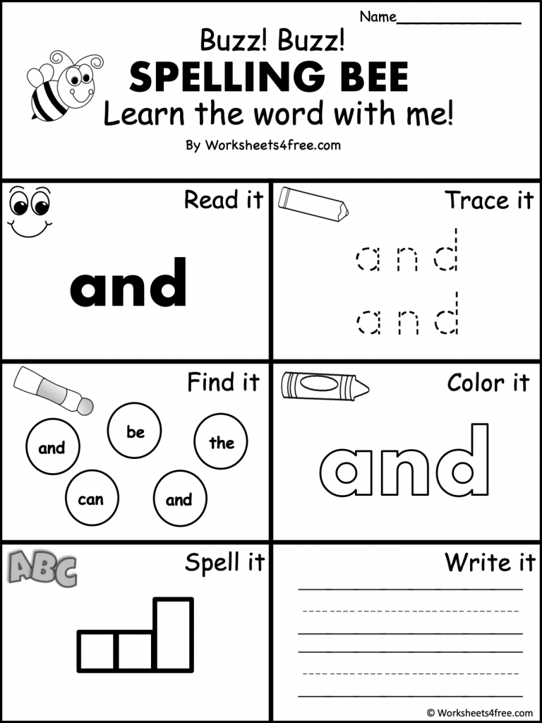 Free Dolch Sight Words Worksheets Free Worksheets