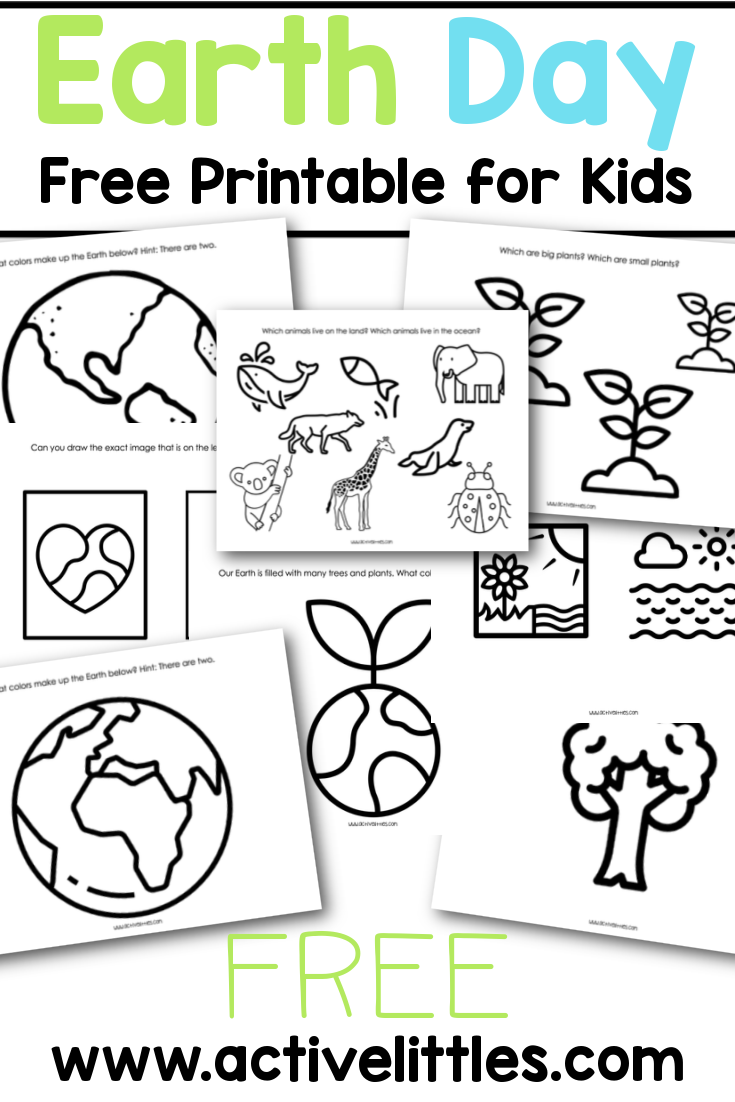 free earth day worksheets