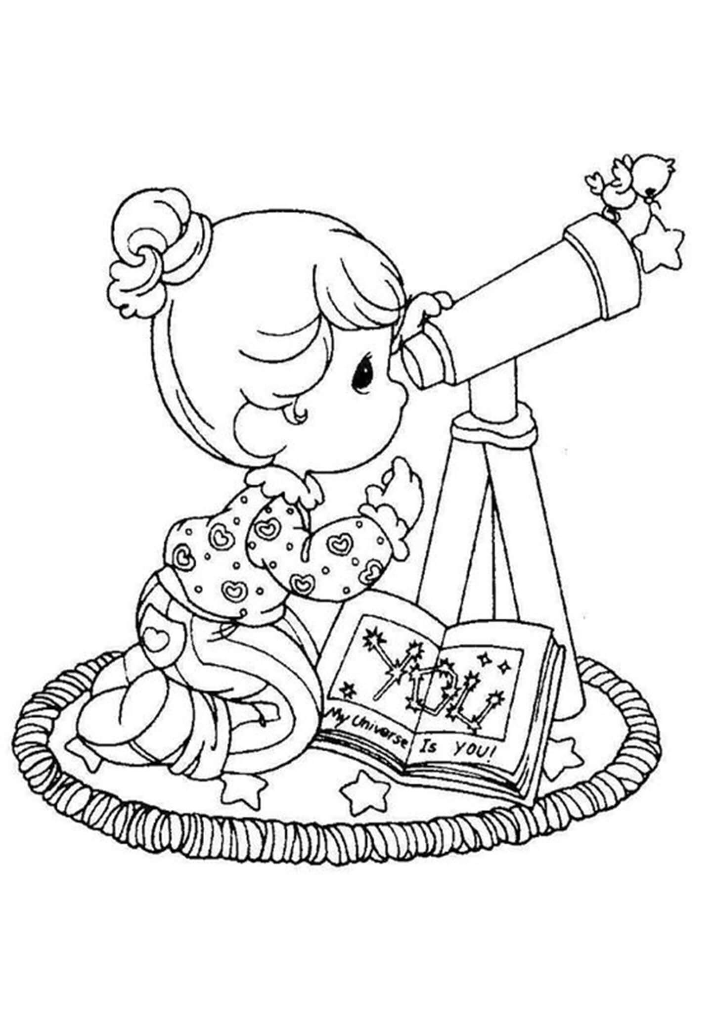 Free Easy To Print Precious Moments Coloring Pages Tulamama