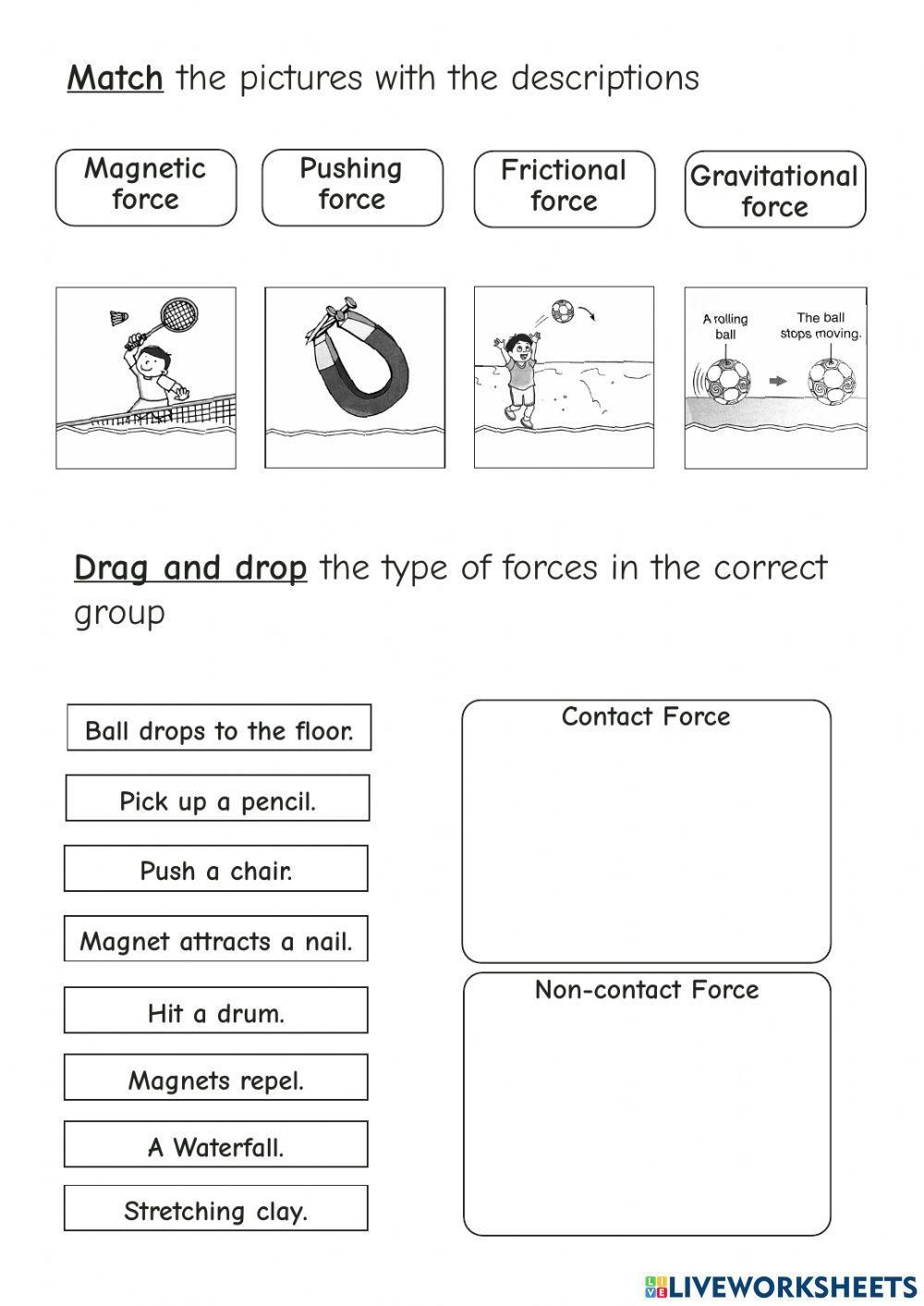Free Forces And Motion Worksheet Download Free Forces And Motion Worksheet Png Images Free Worksheets On Clipart Library