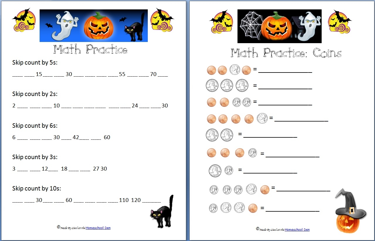 free halloween math worksheets free halloween math worksheets