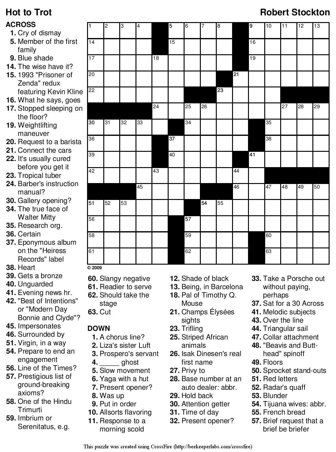 Free Hard Easy Crossword Puzzle 90 Hot To Trot Beekeeper Crosswords Free Hard Easy Crossword Puzzle 90 Hot To Trot Beekeeper Crosswords