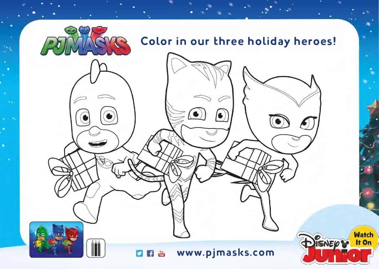 pj masks coloring picture