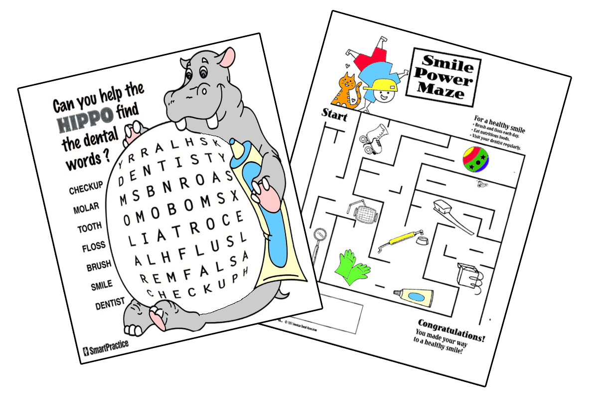 Free Kids Dental Coloring Sheets Printable Activity Pages About Teeth