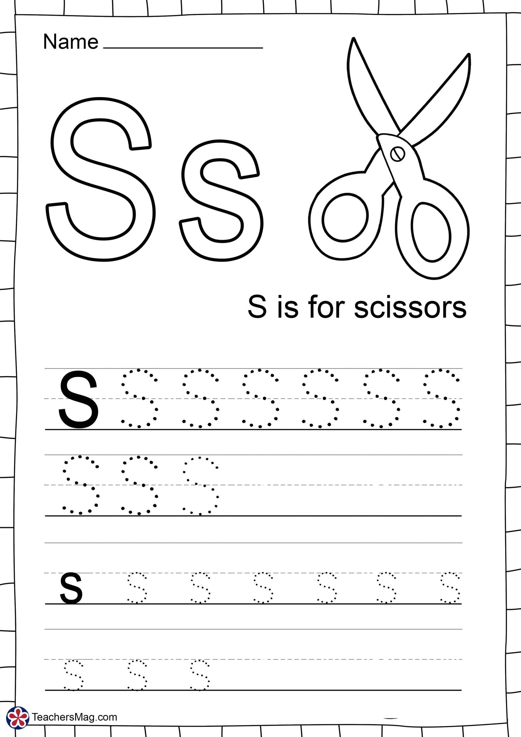 Free Kindergarten Letter S Worksheets Printable PDF Worksheets Library Free Kindergarten Letter S Worksheets Printable PDF Worksheets Library