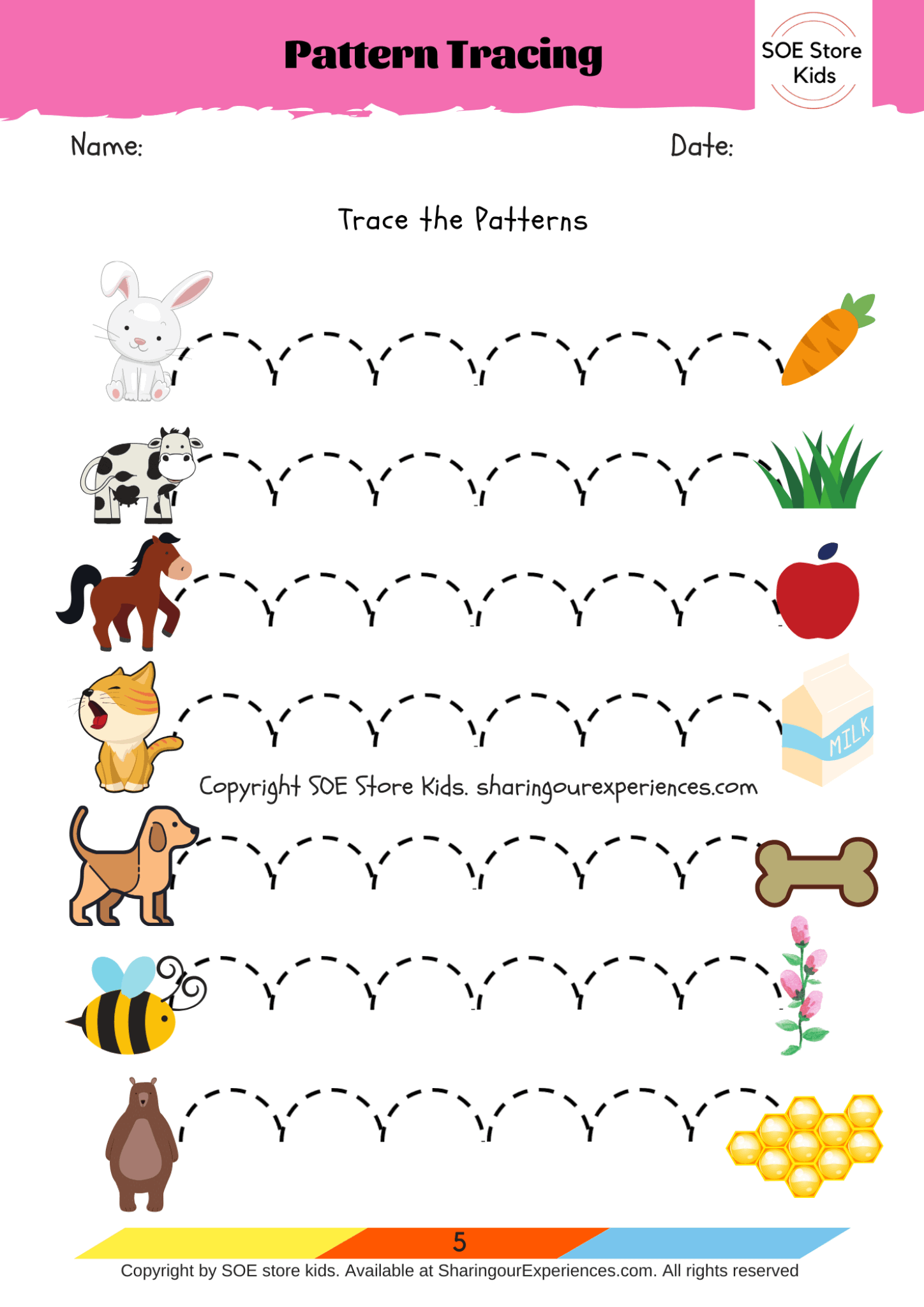 Free Learning Printables For 3 Year Olds