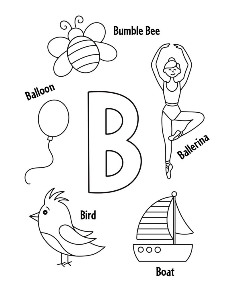 letter a and b worksheets