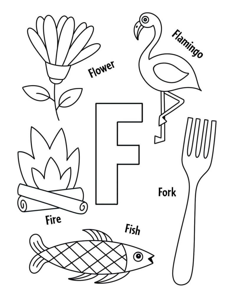 FREE Letter F Worksheets For Preschool The Hollydog Blog