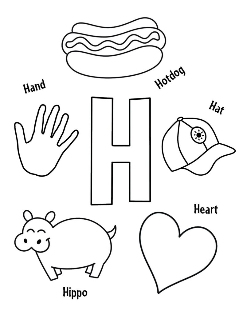 FREE Letter H Worksheets For Preschool The Hollydog Blog FREE Letter H Worksheets For Preschool The Hollydog Blog