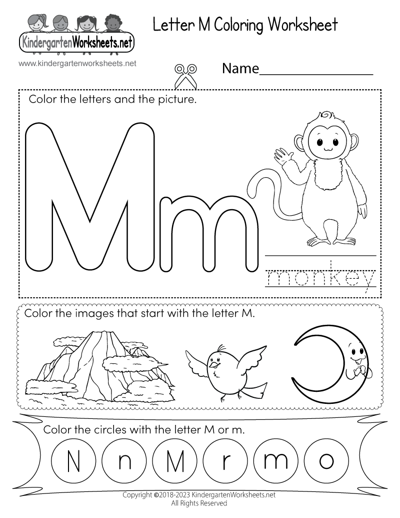 Free Letter M Worksheets Printable Alphabet Fun Printables For Everyone