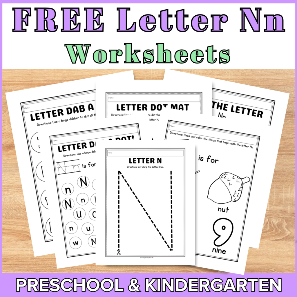 printable letter n worksheet for preschool printable letter n worksheet for preschool