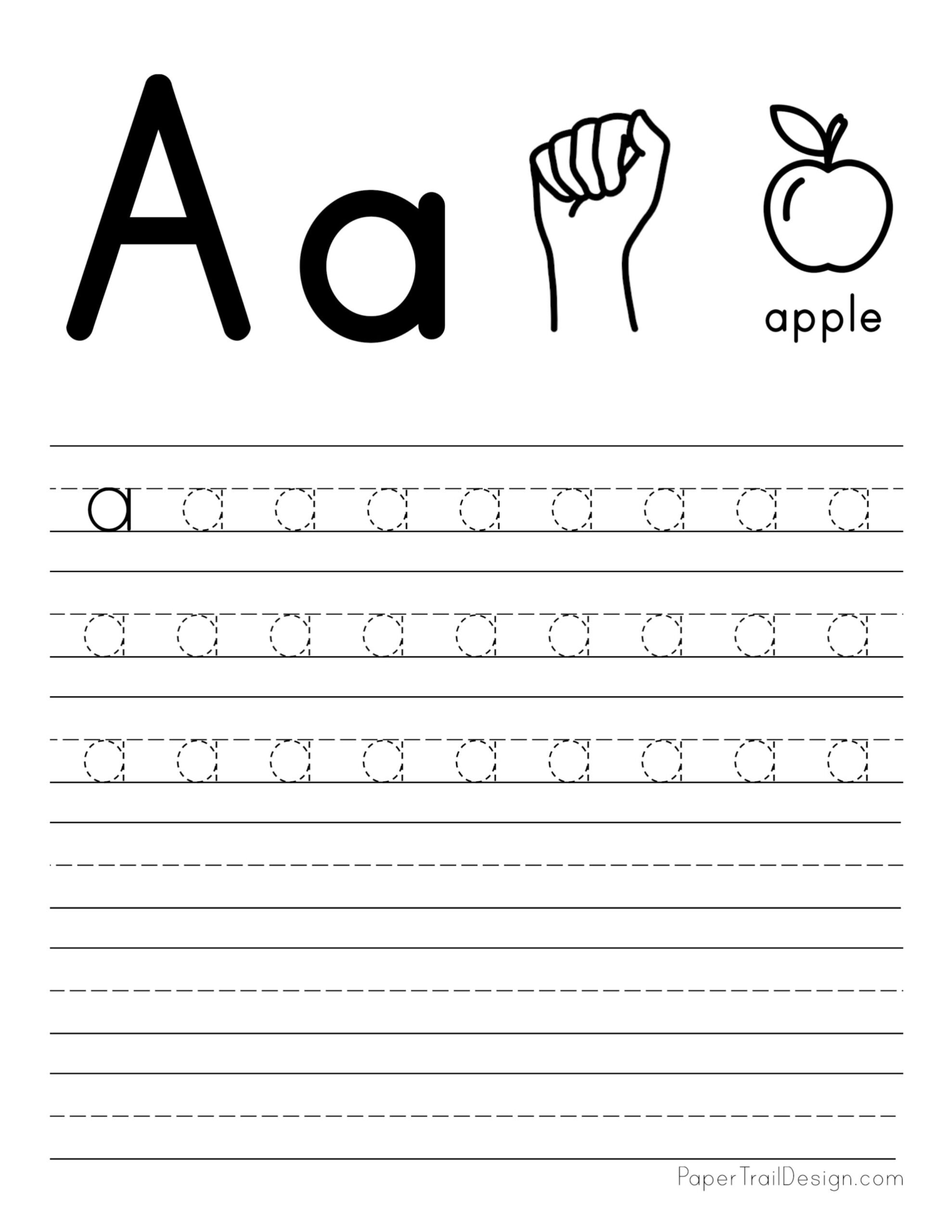 lowercase a tracing worksheet lowercase a tracing worksheet