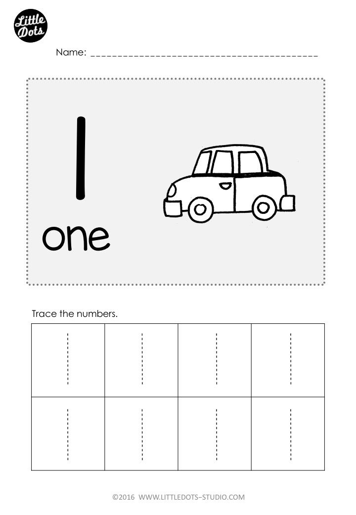 Free Number 1 Worksheet For Pre k Level Practice To Trace Number 1 Free Number 1 Worksheet For Pre k Level Practice To Trace Number 1