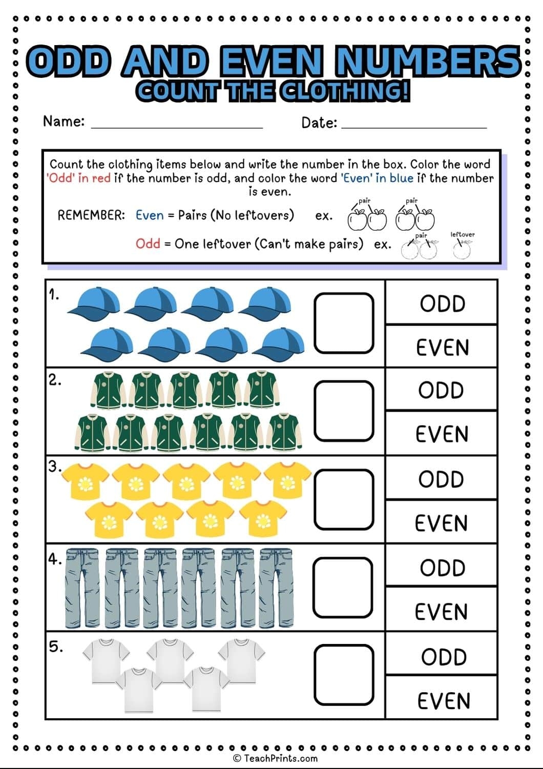 Free Odd And Even Numbers Worksheets Teach Prints Free Odd And Even Numbers Worksheets Teach Prints