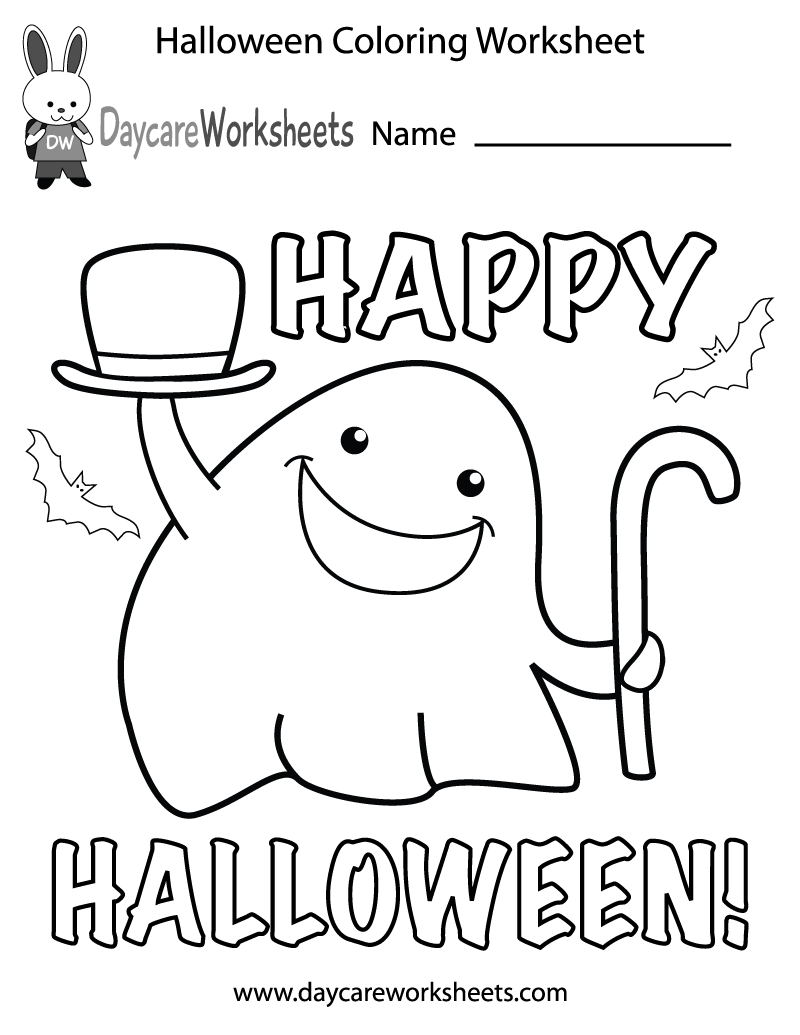 preschool halloween activity sheets