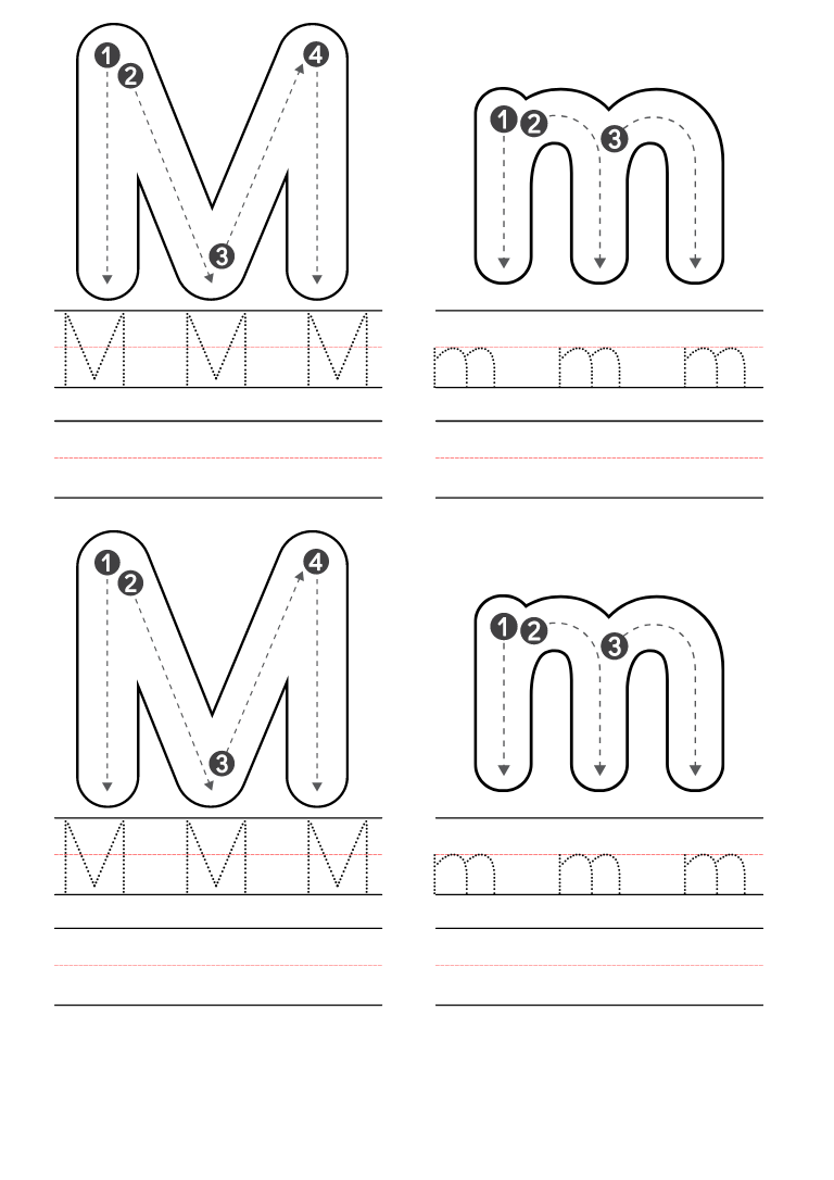Free Preschool Letter M Worksheets Printable PDF Free Preschool Letter M Worksheets Printable PDF