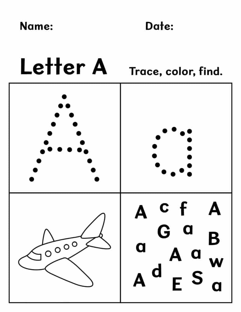 activity pages for pre-k activity pages for pre-k