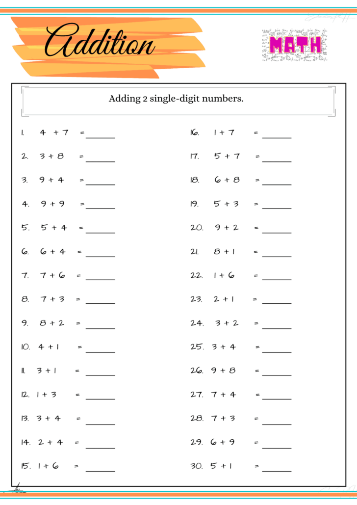 Free Printable 2 Grade Math Worksheets Free Printable 2 Grade Math Worksheets