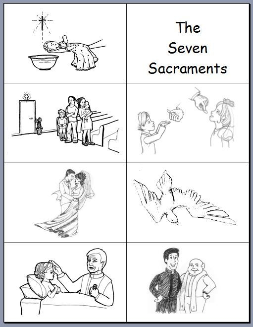 Free Printable 7 Sacraments Worksheet TheCreativeCanvas