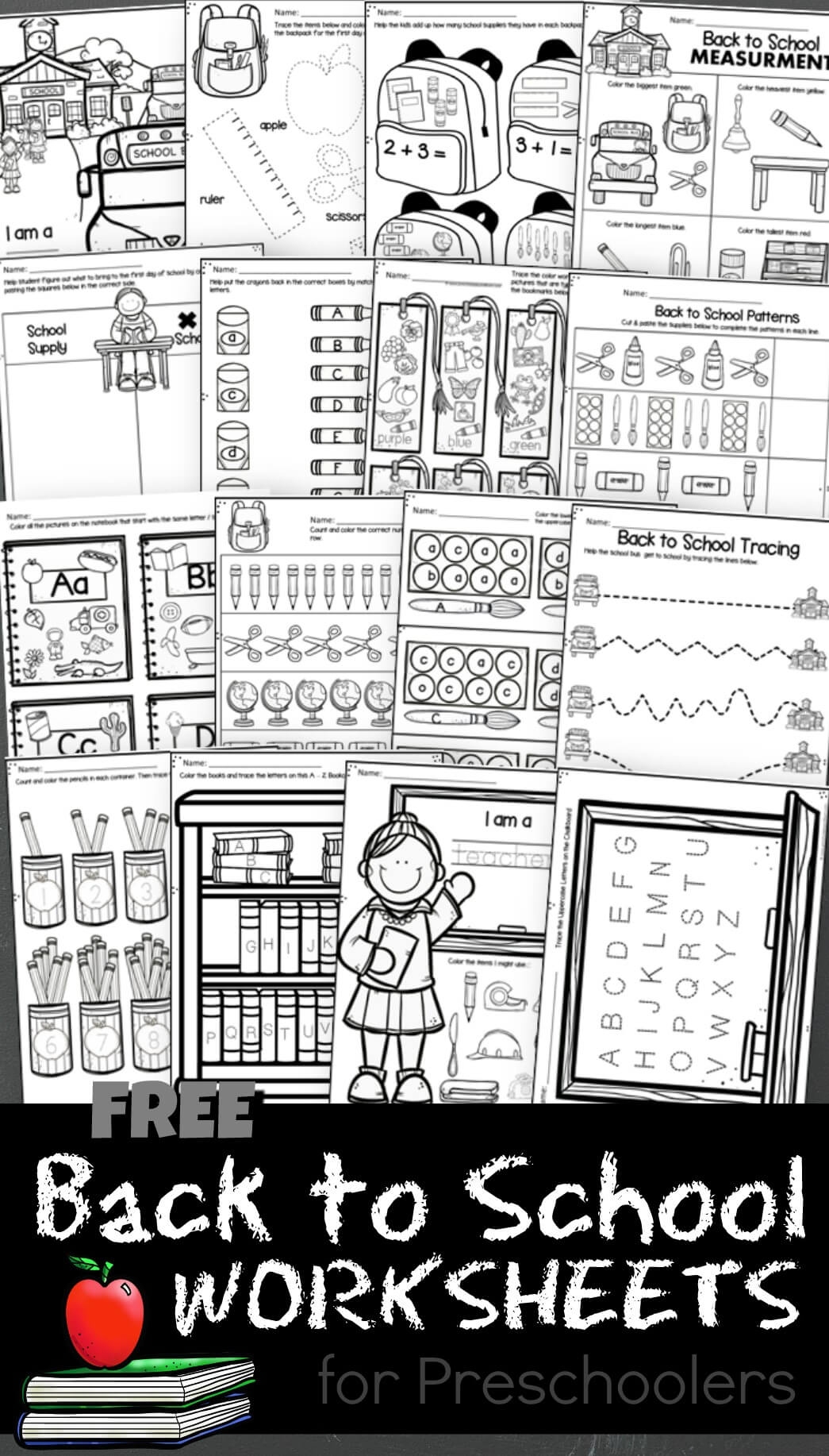 free printable pre k worksheet