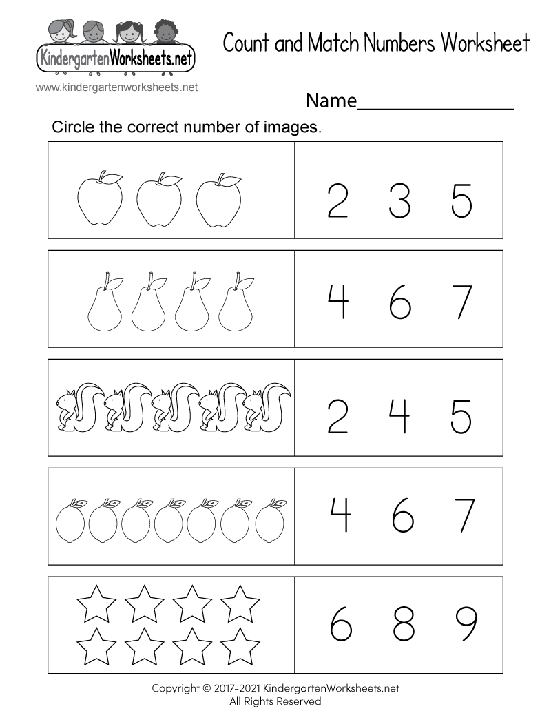 numbers worksheet for kindergarten numbers worksheet for kindergarten