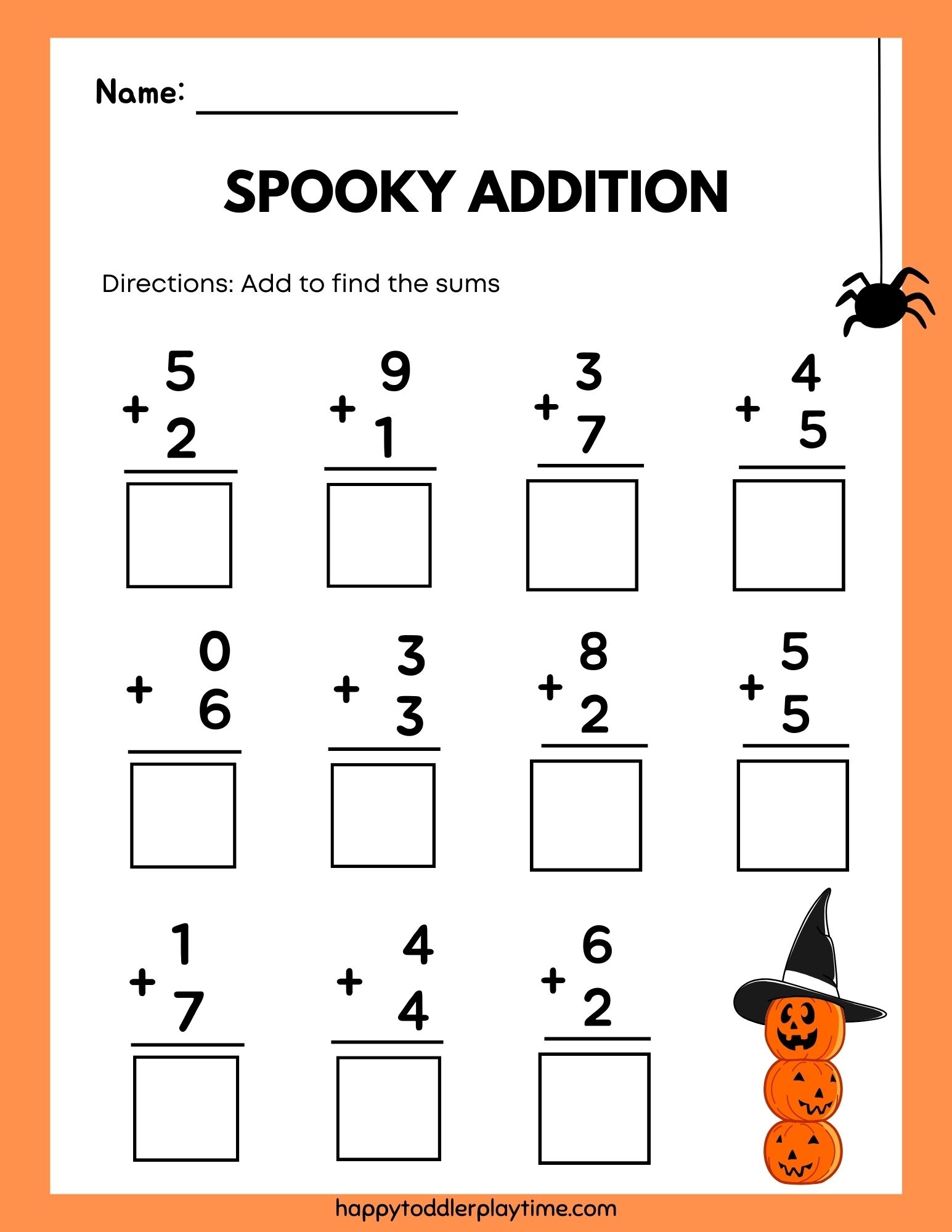 counting printables for kindergarten