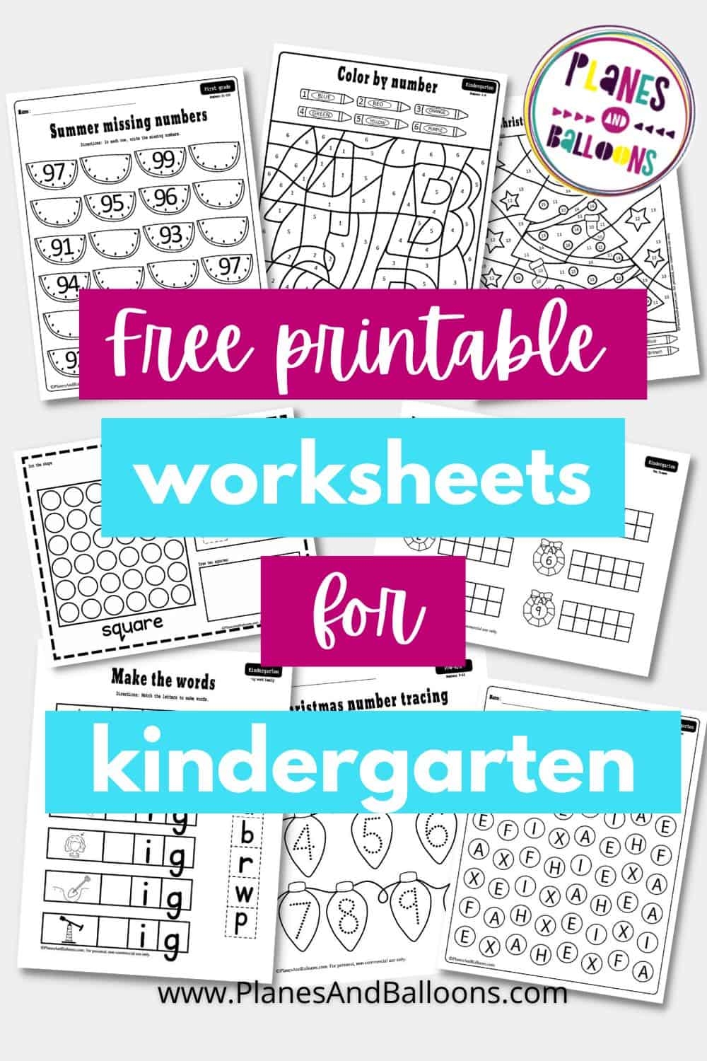 Free Printable Kindergarten Worksheets Learning Made Fun Free Printable Kindergarten Worksheets Learning Made Fun