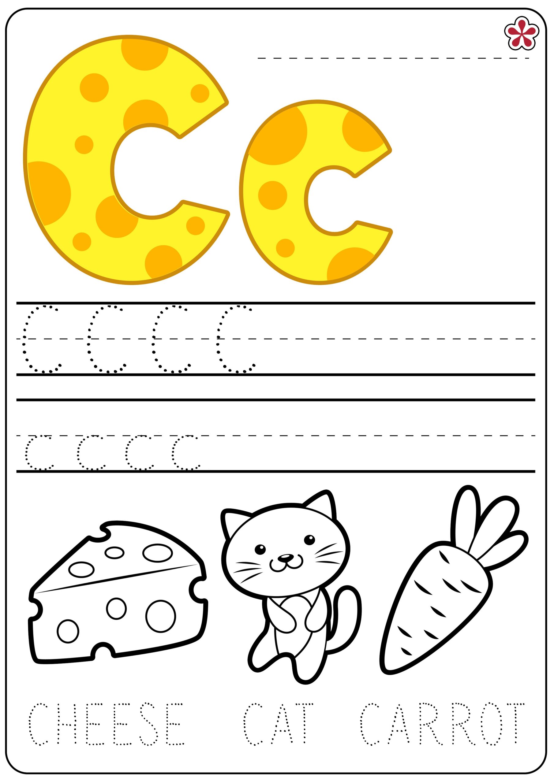 Free Printable Letter C Worksheets
