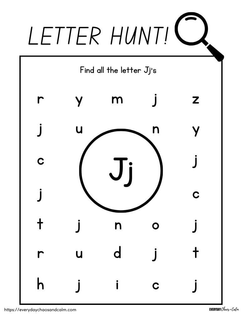 Free Printable Letter J Worksheets Free Printable Letter J Worksheets