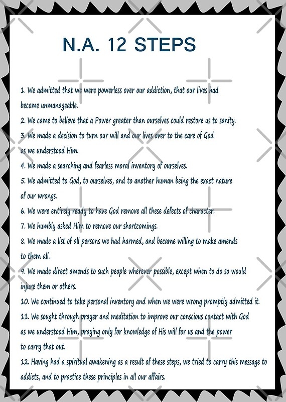 Free Printable Na 12 Step Worksheets