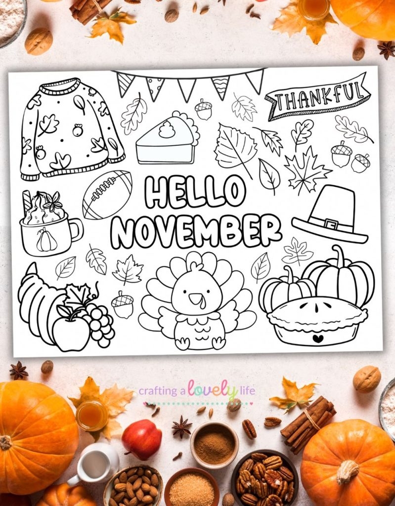 free november coloring pages printable free november coloring pages printable