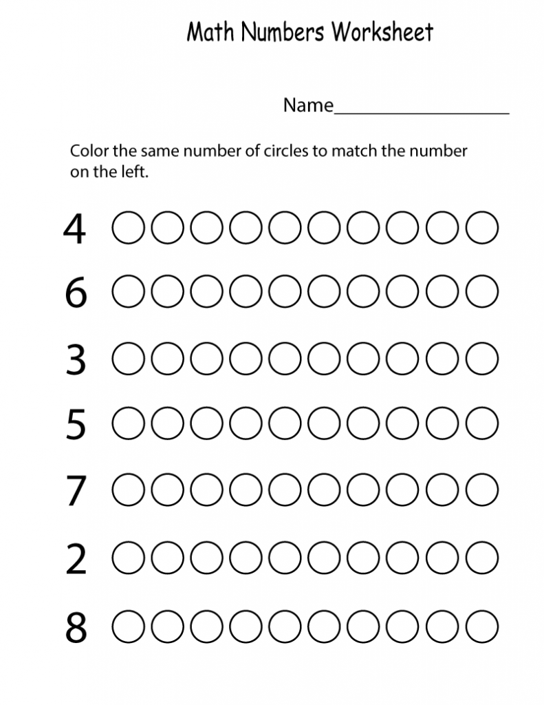 Free Printable Pre K Math Worksheets Printable Worksheets Free Printable Pre K Math Worksheets Printable Worksheets