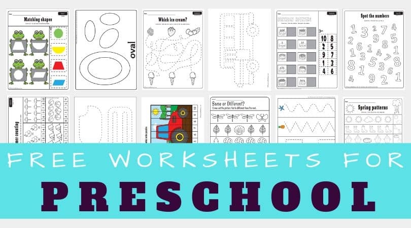 Free Printable Pre K Worksheets PDF Fun Learning Activities For Free Printable Pre K Worksheets PDF Fun Learning Activities For