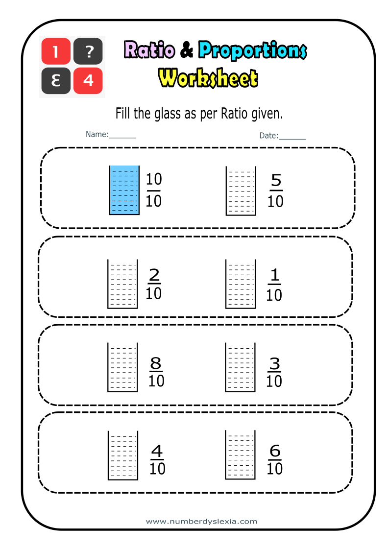 ratios and proportions worksheet
