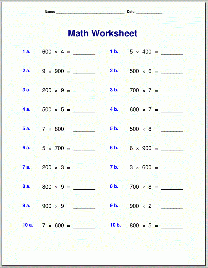 Free Printable Worksheets For Grade 4 Free Printable Worksheets For Grade 4