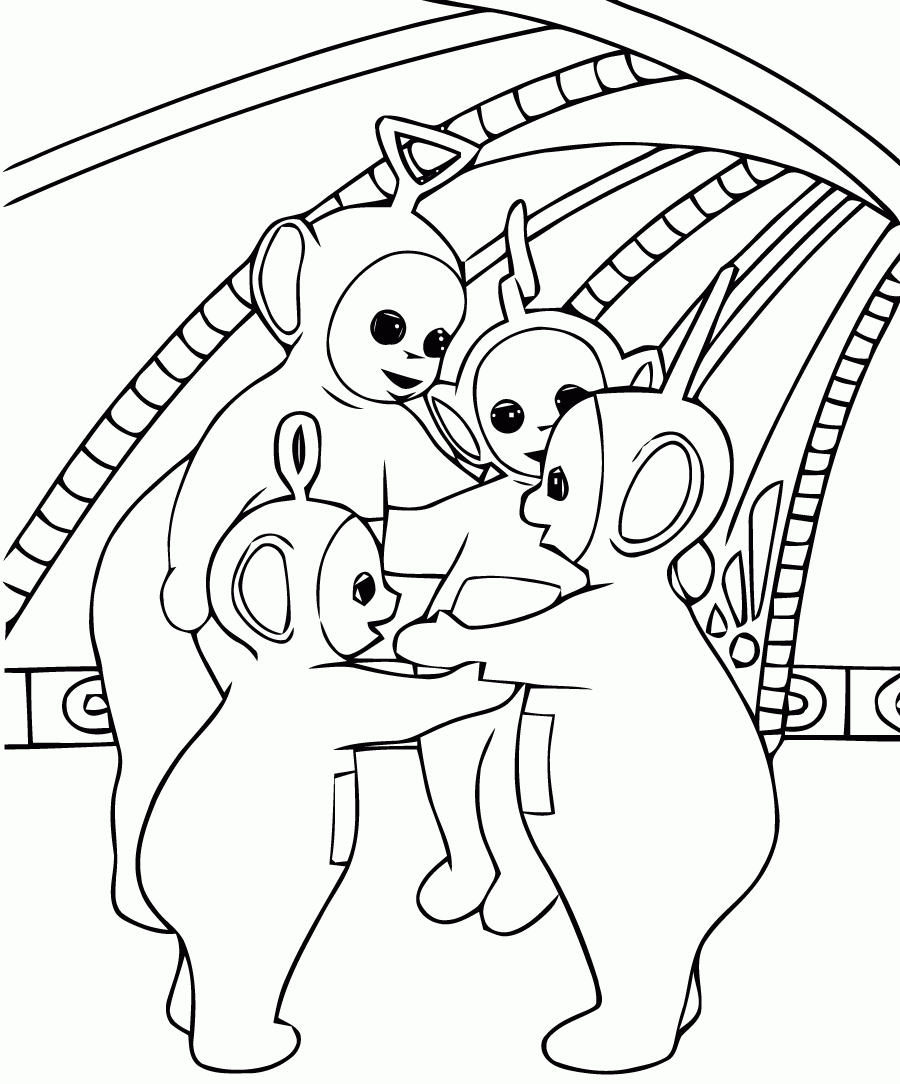 teletubbies pictures to color teletubbies pictures to color