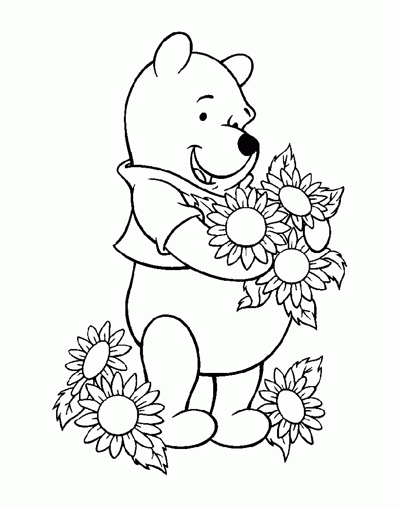 winnie the pooh coloring sheets
