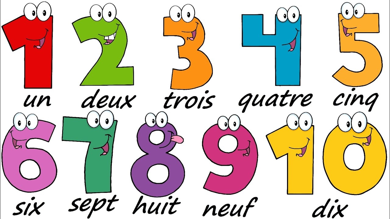 French Lesson 17 NUMBERS 1 10 Learn French The French Minute YouTube