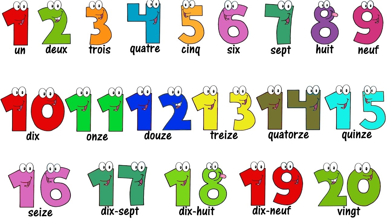 French Lesson NUMBERS 1 20 Compter Jusqu 20 Learn French YouTube