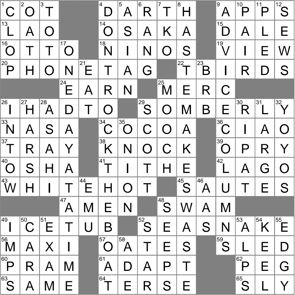 Game Of Missed Connections Crossword Clue Archives LAXCrossword