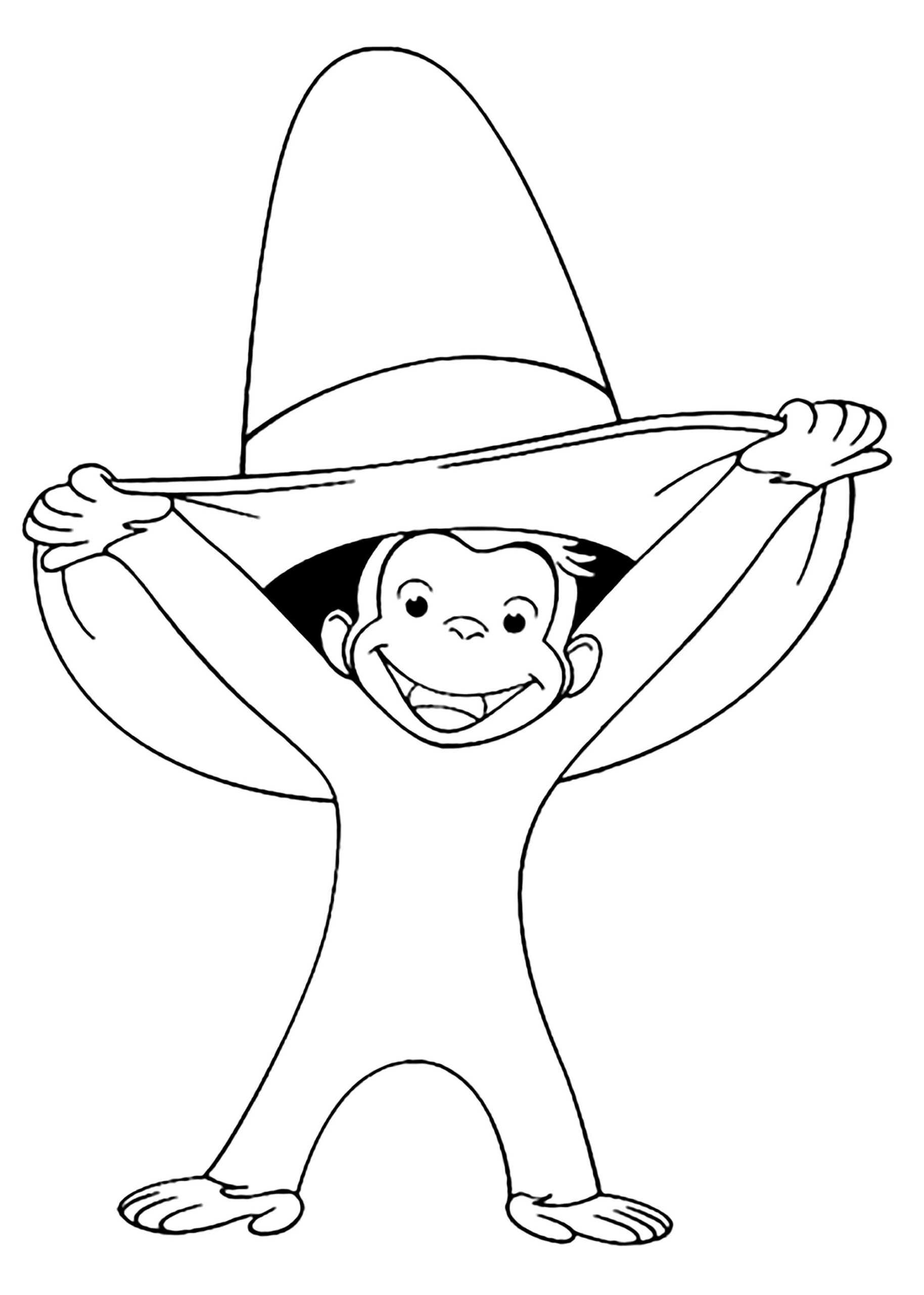 curious george coloring pages
