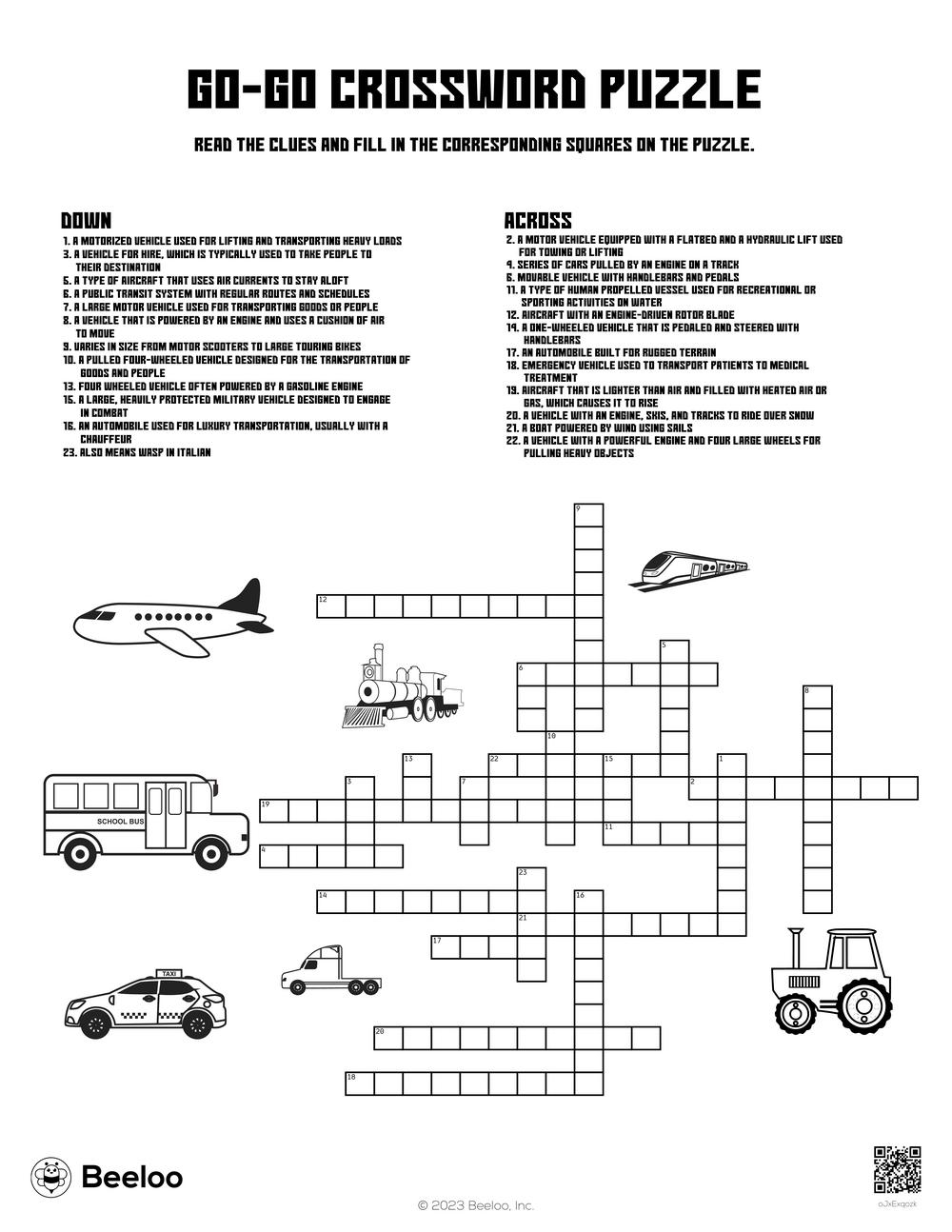 go by boat crossword clue
