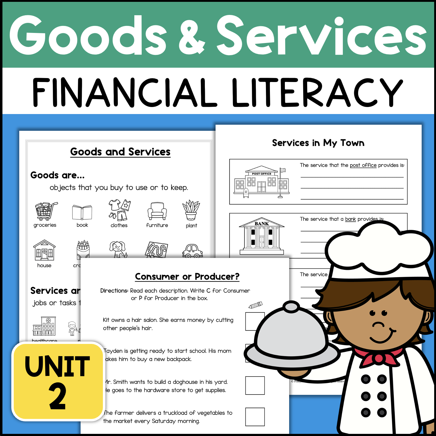 Goods And Services Sort Worksheets Consumers Producers Financial Literacy Made By Teachers Goods And Services Sort Worksheets Consumers Producers Financial Literacy Made By Teachers