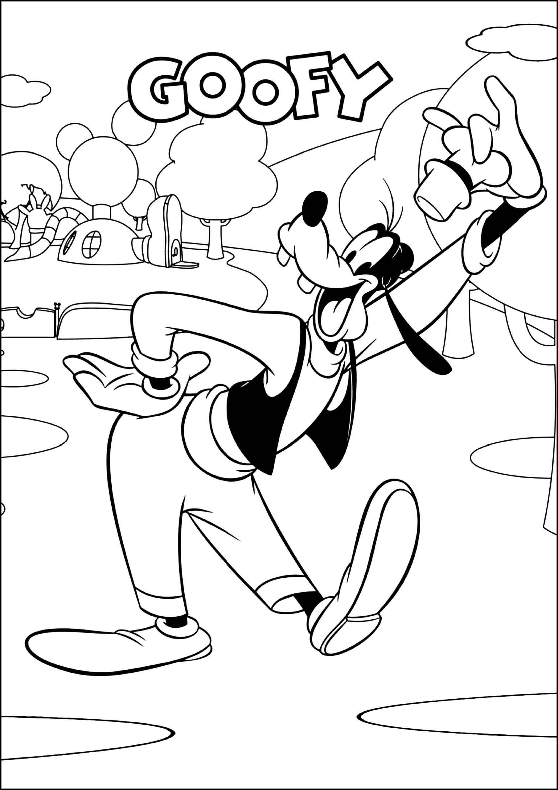 colouring pictures mickey mouse clubhouse