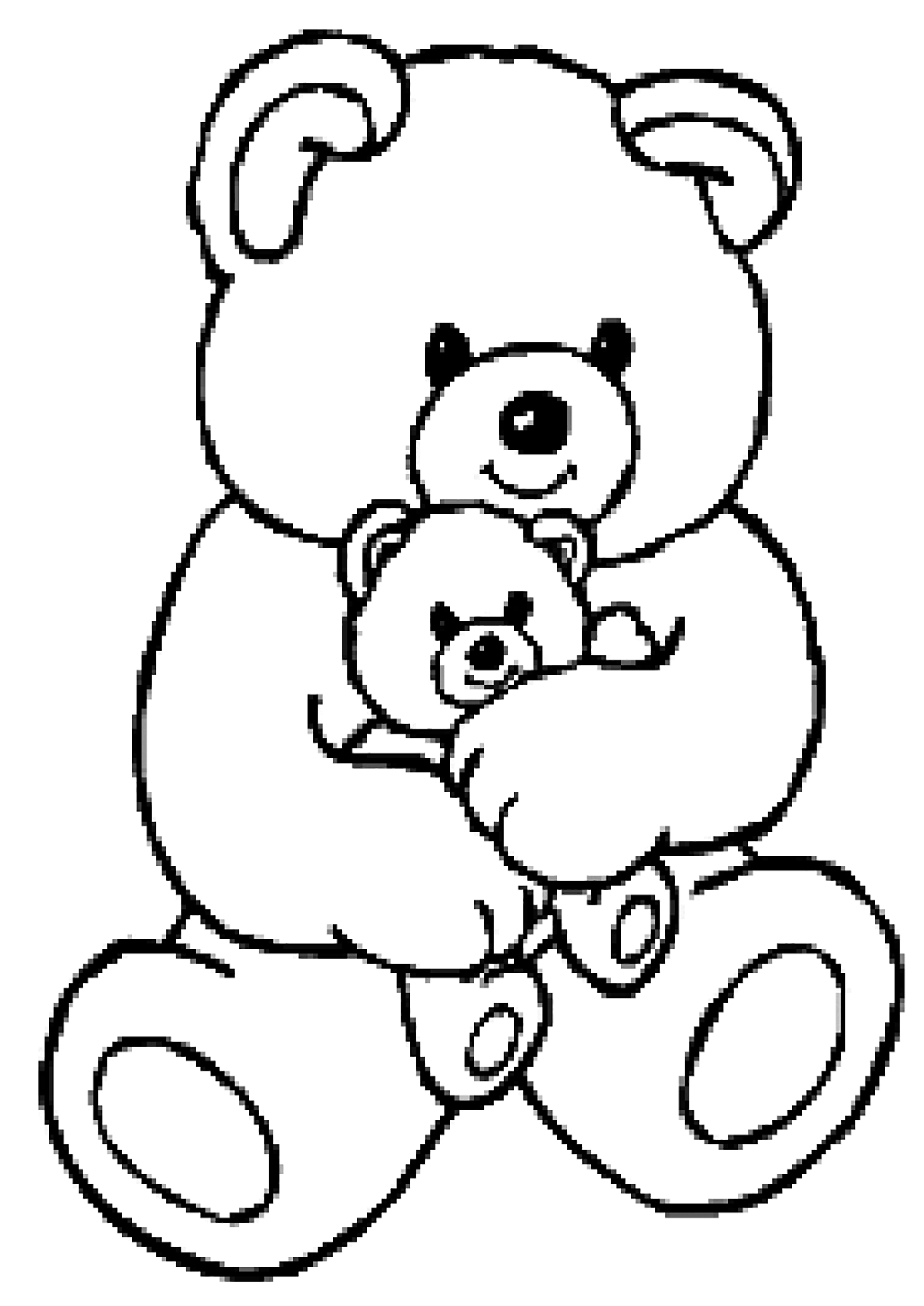 Gros Ours Bears And Cubs Coloring Pages Gros Ours Bears And Cubs Coloring Pages