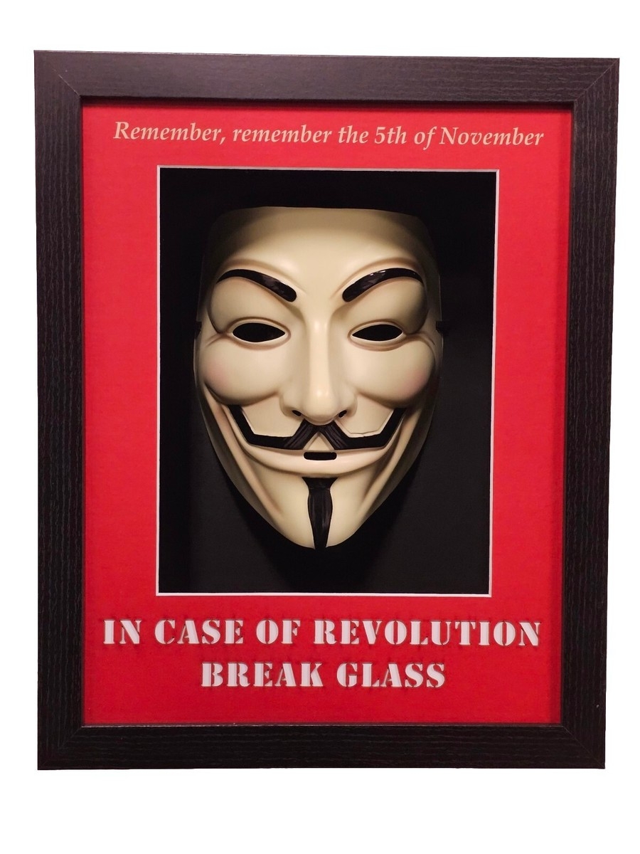 Guy Fawkes Remember The 5th Of November V For Vendetta Mask Shadowbox EBay Guy Fawkes Remember The 5th Of November V For Vendetta Mask Shadowbox EBay