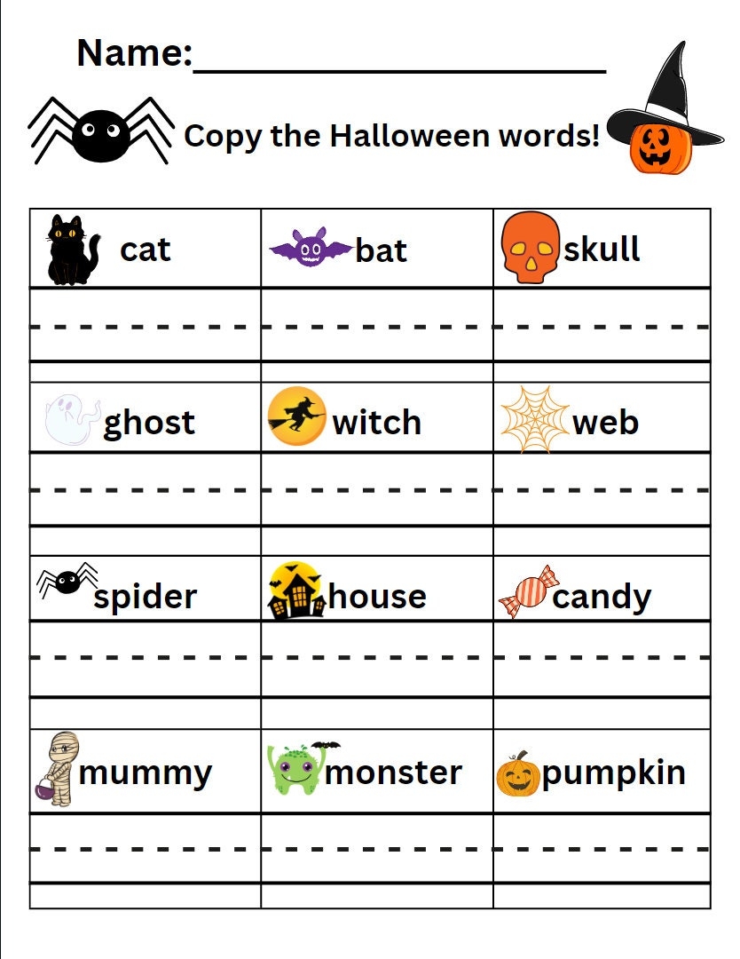 Halloween Worksheet For Kids Halloween Activity Worksheets For Kids Halloween Printable Halloween Activity Download Halloween Etsy Halloween Worksheet For Kids Halloween Activity Worksheets For Kids Halloween Printable Halloween Activity Download Halloween Etsy